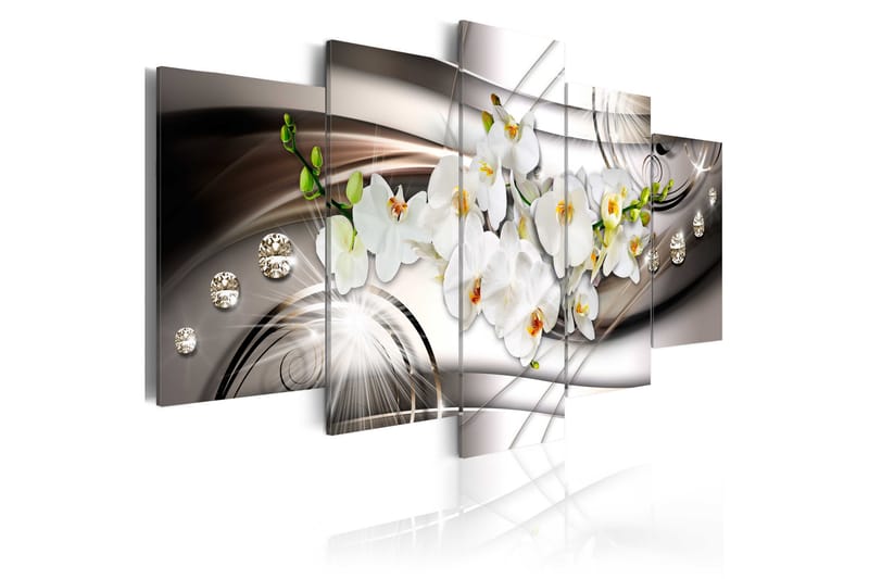 Taulu Orchid With Diamonds 100x50 - Artgeist sp. z o. o. - Sisustustuotteet - Taulu & taide - Canvas-taulu