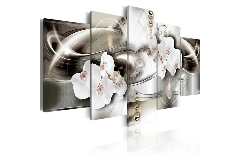 Taulu Orchids Among The Waves Of Gold 100x50, Artgeist sp. z o. o.