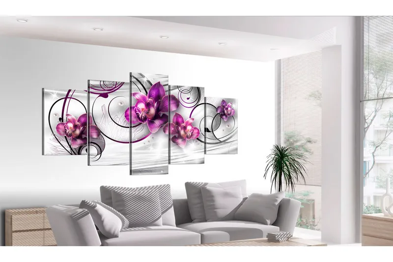 Taulu Orchids And Pearls 100x50 - Artgeist sp. z o. o. - Sisustustuotteet - Taulu & taide - Canvas-taulu