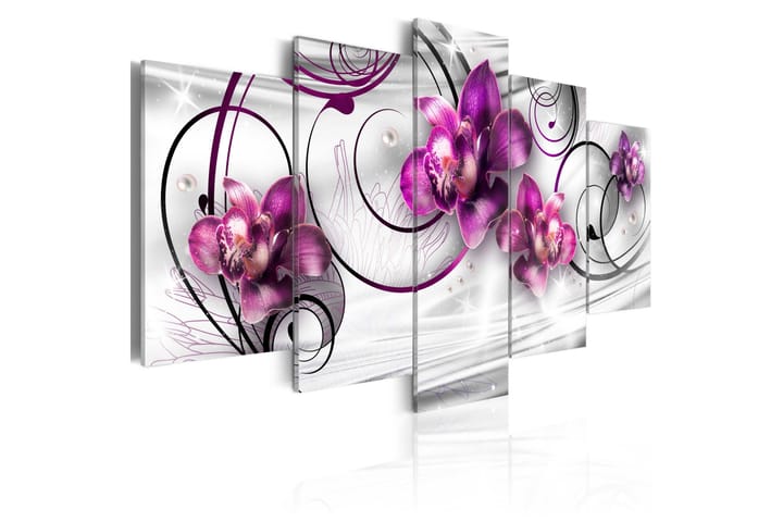 Taulu Orchids And Pearls 100x50 - Artgeist sp. z o. o. - Canvas-taulu - Seinäkoristeet