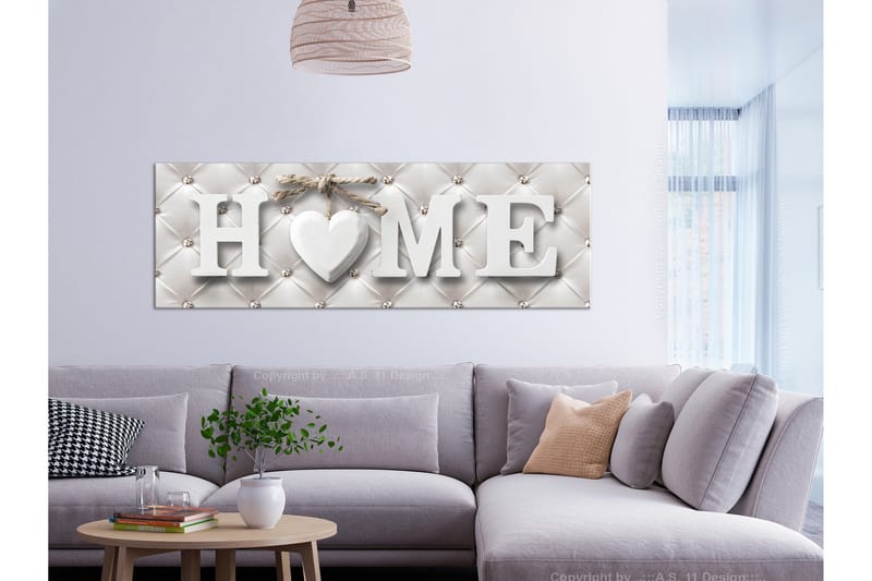 Taulu Quilted Home (1 Part) Narrow 135x45, Artgeist sp. z o. o.
