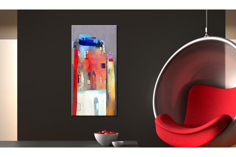 Taulu Rainbow-Hued House 40x80 - Artgeist sp. z o. o. - Sisustustuotteet - Taulu & taide - Canvas-taulu