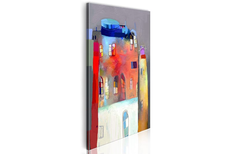 Taulu Rainbow-Hued House 40x80 - Artgeist sp. z o. o. - Sisustustuotteet - Taulu & taide - Canvas-taulu
