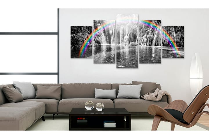 Taulu Rainbow On Grays 200x100 - Artgeist sp. z o. o. - Canvas-taulu - Seinäkoristeet