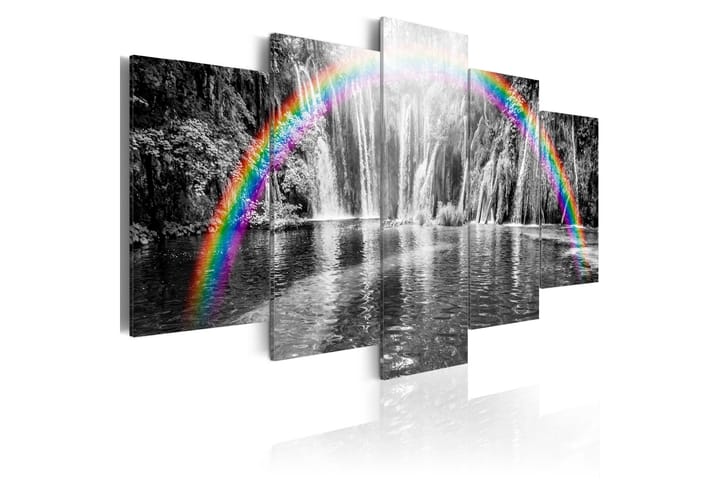 Taulu Rainbow On Grays 200x100 - Artgeist sp. z o. o. - Seinäkoristeet - Canvas-taulu