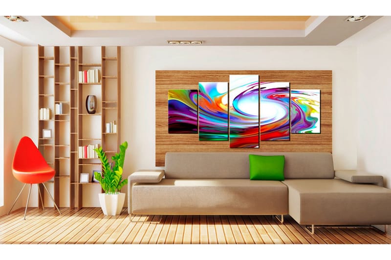 Taulu Rainbow Swirl 200x100 - Artgeist sp. z o. o. - Sisustustuotteet - Taulu & taide - Canvas-taulu