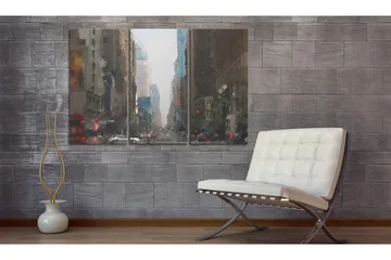 Taulu Rainy City Behind The Glass 120x80 - Artgeist sp. z o. o. - Sisustustuotteet - Taulu & taide - Canvas-taulu