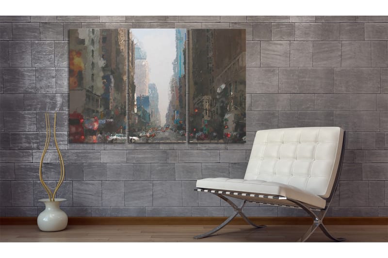 Taulu Rainy city behind the glass 90x60 - Artgeist sp. z o. o. - Sisustustuotteet - Taulu & taide - Canvas-taulu