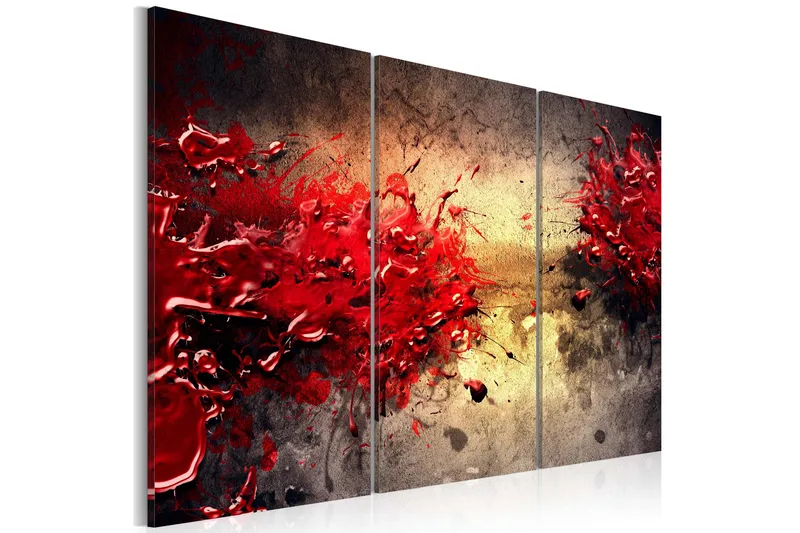 Taulu Red Splash 120x80, Artgeist sp. z o. o.