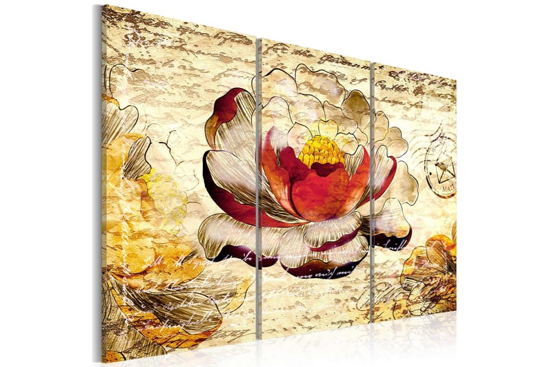 Taulu Retro flower 90x60, Artgeist sp. z o. o.