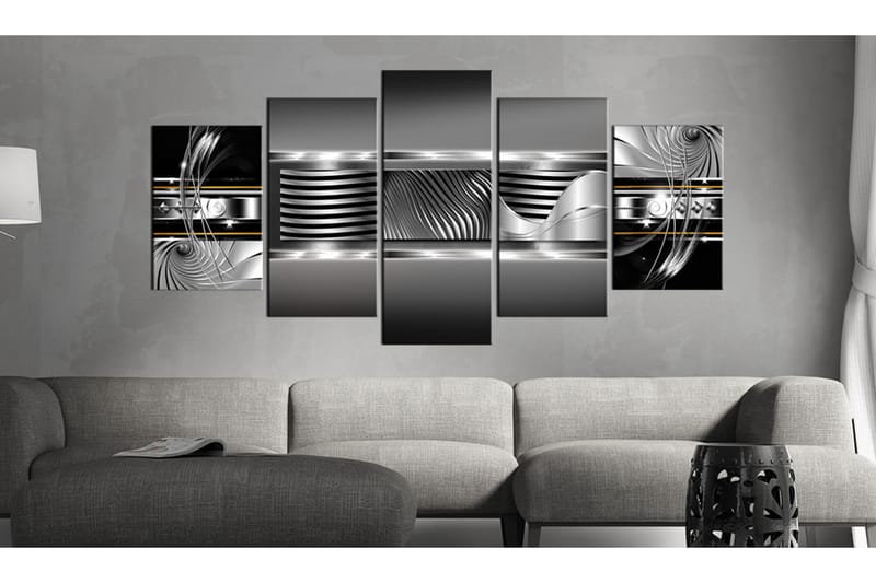 Taulu Rhythm Of Platinum 100x50 - Artgeist sp. z o. o. - Sisustustuotteet - Taulu & taide - Canvas-taulu