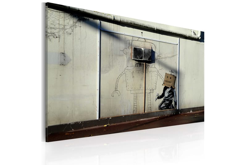 Taulu Robots Banksy 60x40 - Artgeist sp. z o. o. - Sisustustuotteet - Taulu & taide - Canvas-taulu