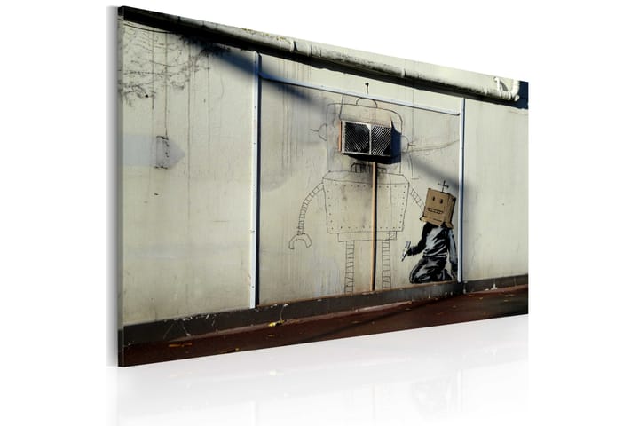 Taulu Robots Banksy 60x40 - Artgeist sp. z o. o. - Seinäkoristeet - Canvas-taulu