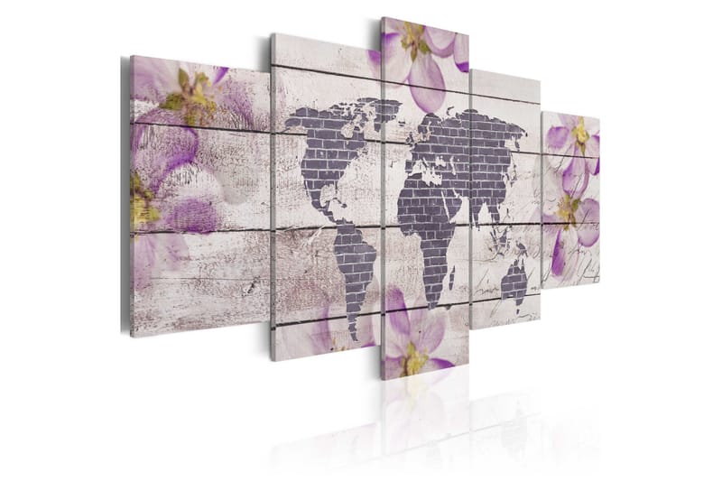 Taulu Romantic World Map 200x100, Artgeist sp. z o. o.