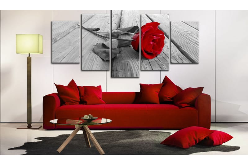 Taulu Rose On Wood 100x50 - Artgeist sp. z o. o. - Sisustustuotteet - Taulu & taide - Canvas-taulu