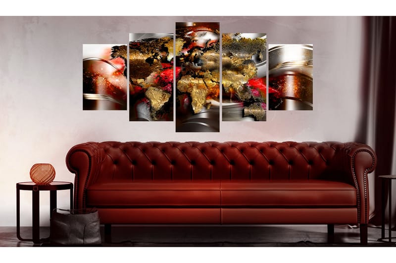 Taulu Ruby Ribbon 200x100 - Artgeist sp. z o. o. - Sisustustuotteet - Taulu & taide - Canvas-taulu