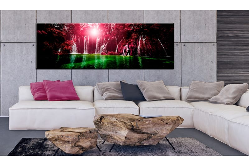 Taulu Ruby Waterfalls 150x50 - Artgeist sp. z o. o. - Sisustustuotteet - Taulu & taide - Canvas-taulu