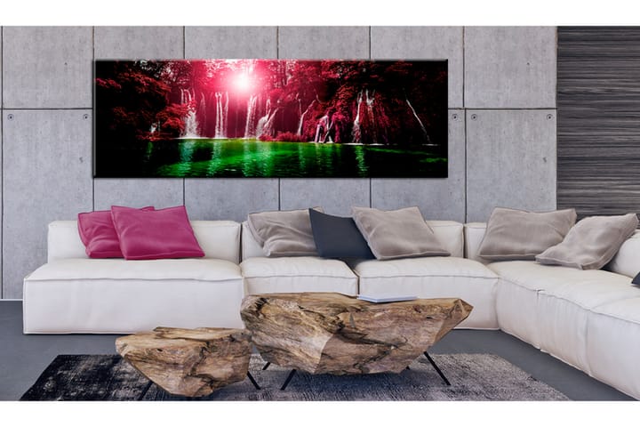 Taulu Ruby Waterfalls 150x50 - Artgeist sp. z o. o. - Canvas-taulu - Seinäkoristeet