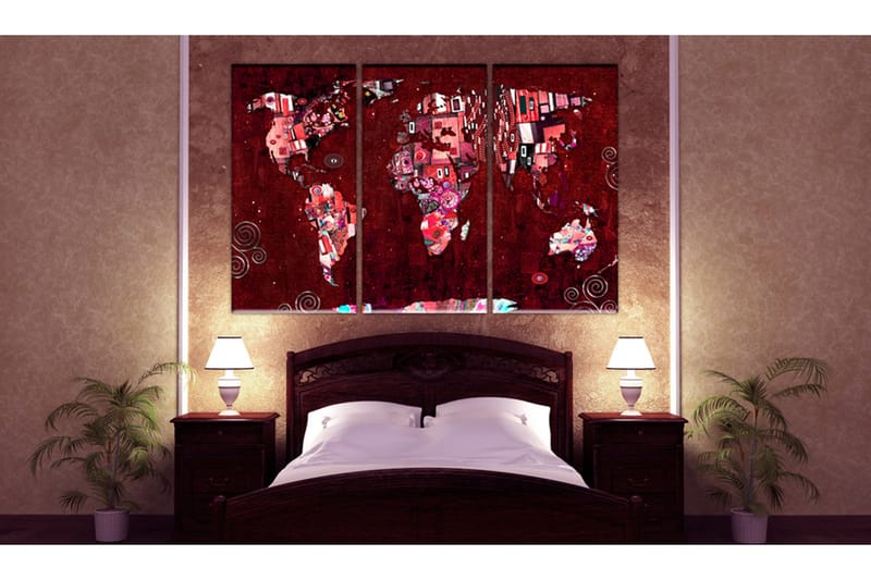 Taulu Ruby World 90x60 - Artgeist sp. z o. o. - Sisustustuotteet - Taulu & taide - Canvas-taulu