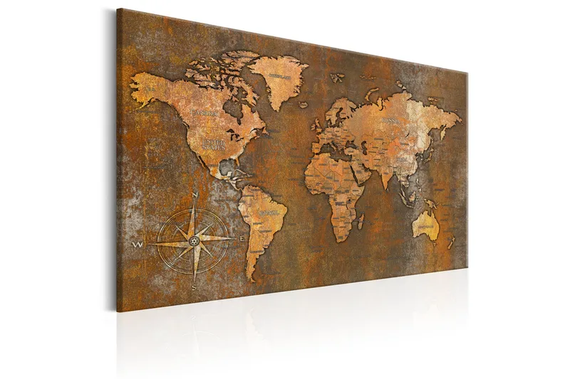Taulu Rusty World 90x60 - Artgeist sp. z o. o. - Sisustustuotteet - Taulu & taide - Canvas-taulu
