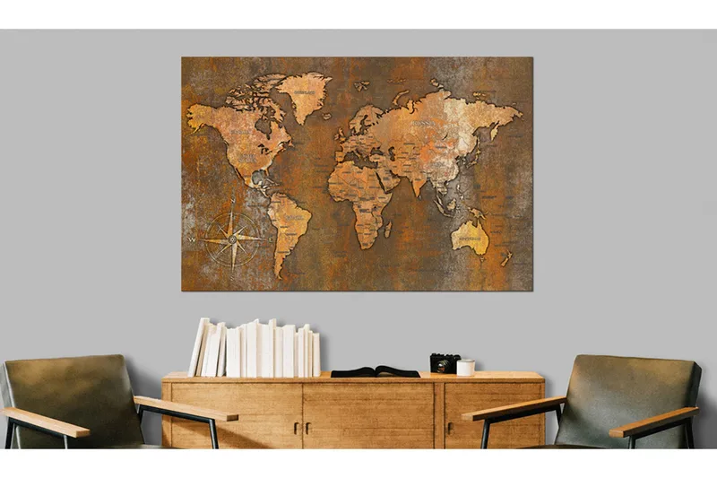 Taulu Rusty World 90x60 - Artgeist sp. z o. o. - Sisustustuotteet - Taulu & taide - Canvas-taulu