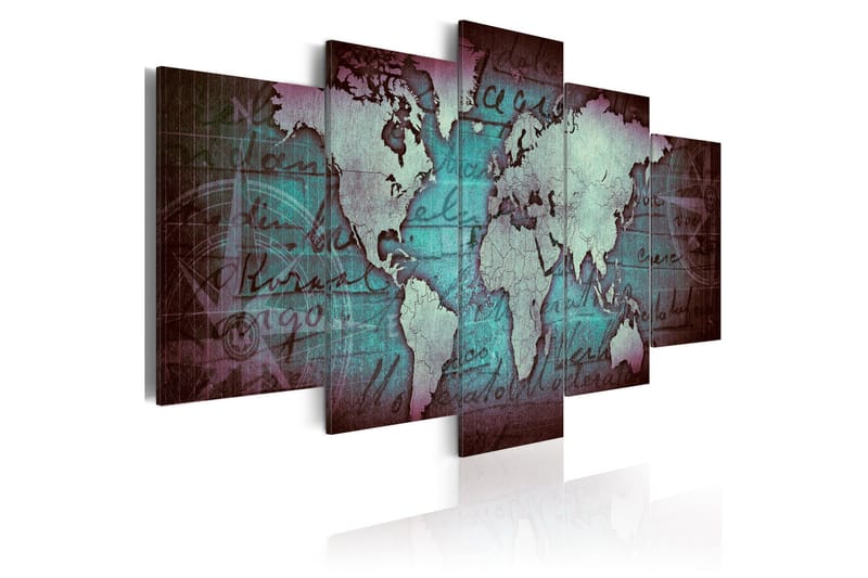 Taulu Sapphire Map 100x50, Artgeist sp. z o. o.