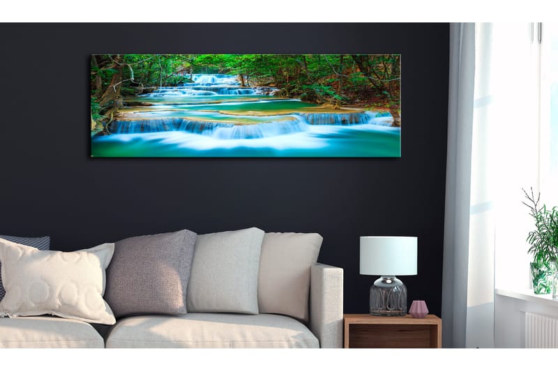 Taulu Sapphire Waterfalls 120x40, Artgeist sp. z o. o.