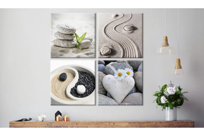 Taulu Sea Yin And Yang 80x80 - Artgeist sp. z o. o. - Sisustustuotteet - Taulu & taide - Canvas-taulu