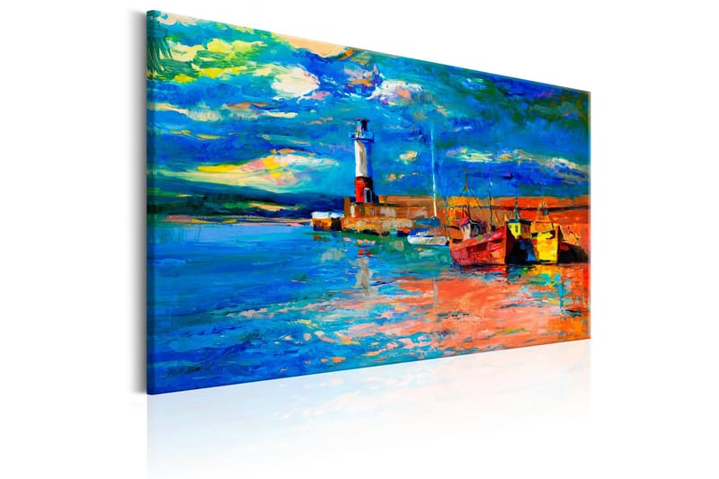 Taulu Seaside Landscape: The Lighthouse 120x80 - Artgeist sp. z o. o. - Sisustustuotteet - Taulu & taide - Canvas-taulu