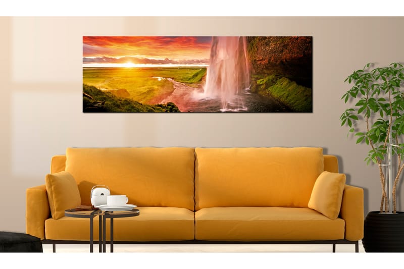 Taulu Seljalandsfoss Waterfall 120x40 - Artgeist sp. z o. o. - Sisustustuotteet - Taulu & taide - Canvas-taulu