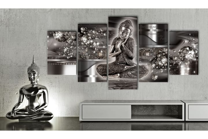 Taulu Silver Serenity 100x50 - Artgeist sp. z o. o. - Canvas-taulu - Seinäkoristeet