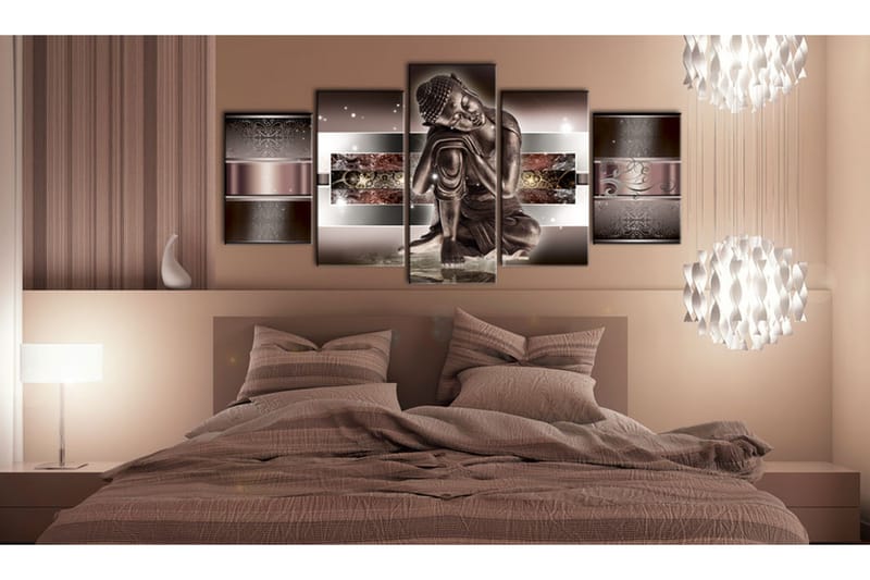 Taulu Sleeping Buddha In Reds 100x50 - Artgeist sp. z o. o. - Sisustustuotteet - Taulu & taide - Canvas-taulu