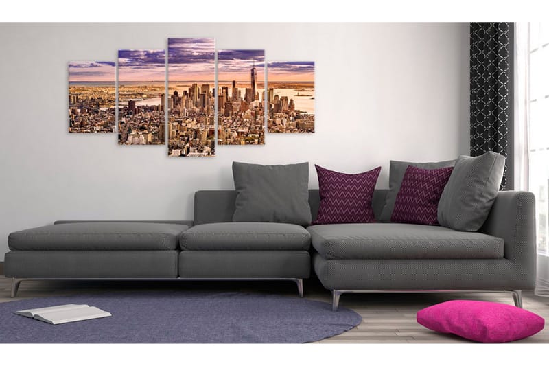 Taulu Sleeplessness In New York 200x100 - Artgeist sp. z o. o. - Sisustustuotteet - Taulu & taide - Canvas-taulu