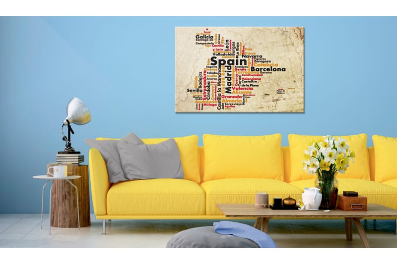 Taulu Spanish Cities (ES) 60x40, Artgeist sp. z o. o.