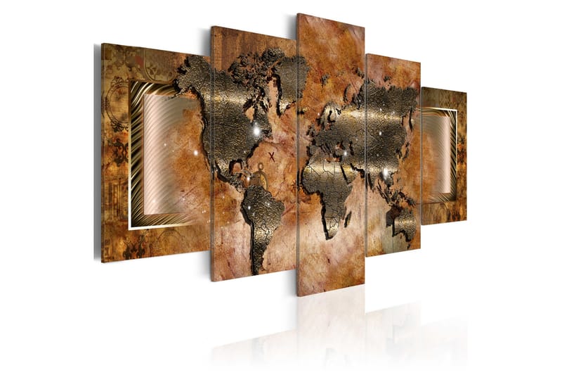 Taulu Steel Map 100x50 - Artgeist sp. z o. o. - Sisustustuotteet - Taulu & taide - Canvas-taulu