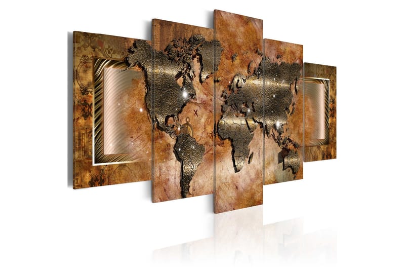 Taulu Steel Map 100x50, Artgeist sp. z o. o.