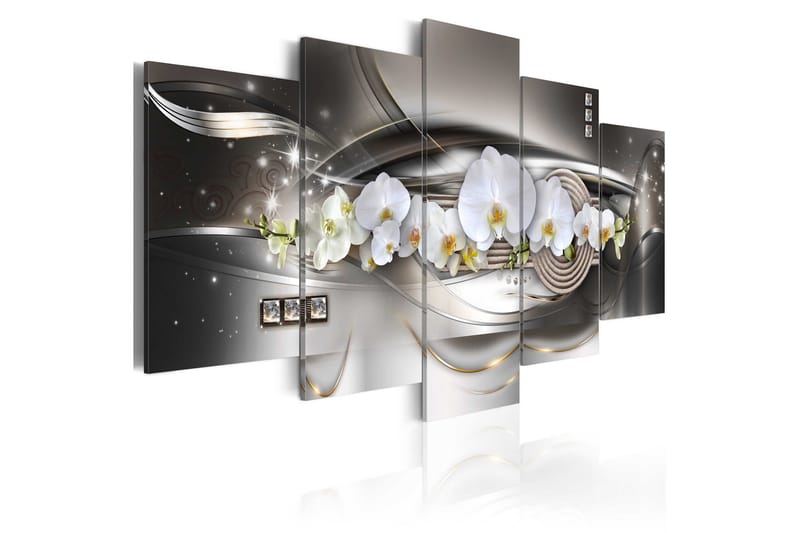 Taulu Steel Orchids 200x100, Artgeist sp. z o. o.