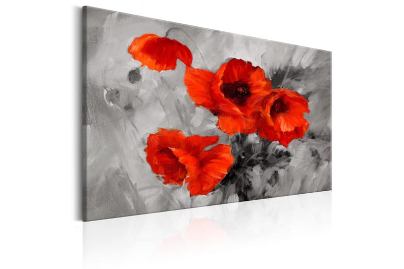 Taulu Steel Poppies 120x80 - Artgeist sp. z o. o. - Sisustustuotteet - Taulu & taide - Canvas-taulu
