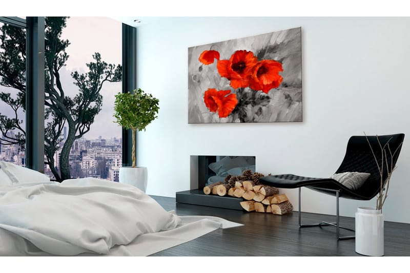 Taulu Steel Poppies 120x80, Artgeist sp. z o. o.
