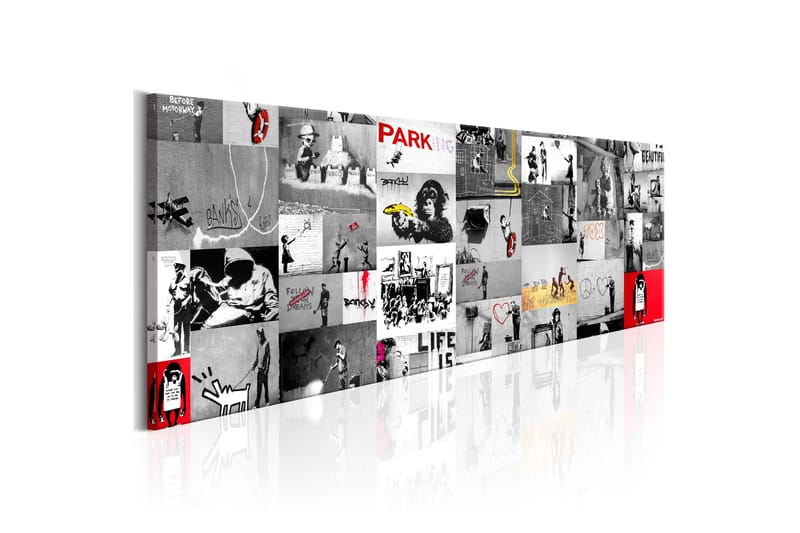 Taulu Street Art Banksy II 150x50, Artgeist sp. z o. o.