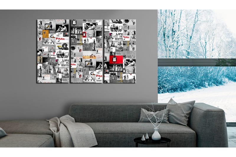 Taulu Street Art Banksy III 120x80 - Artgeist sp. z o. o. - Sisustustuotteet - Taulu & taide - Canvas-taulu
