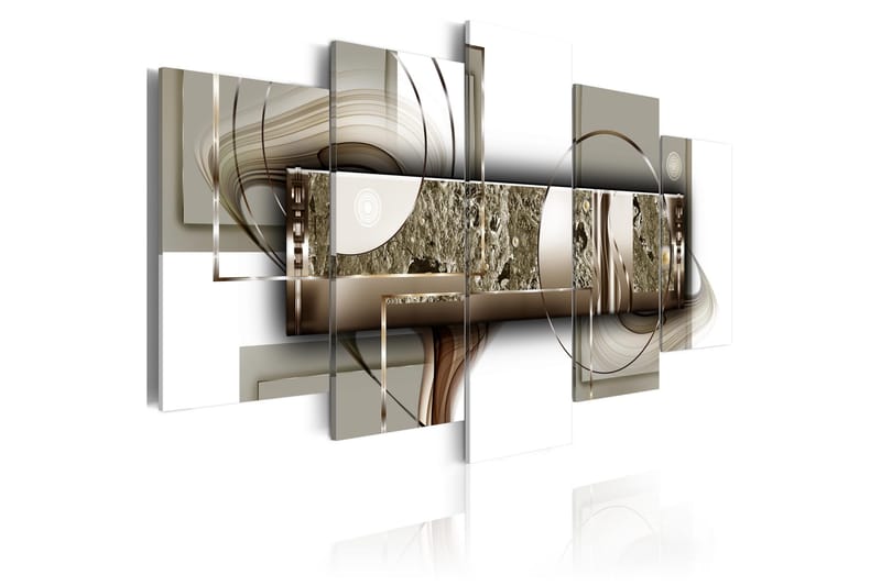 Taulu Structure Of Gold 200x100, Artgeist sp. z o. o.
