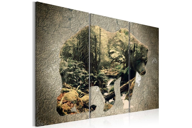 Taulu The Bear In The Forest 120x80, Artgeist sp. z o. o.