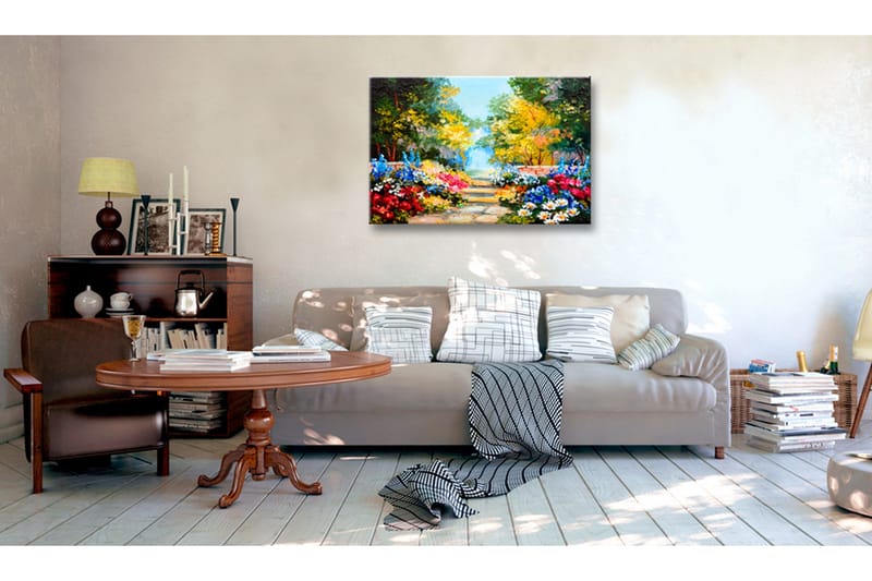 Taulu The Flowers Alley 120x80, Artgeist sp. z o. o.