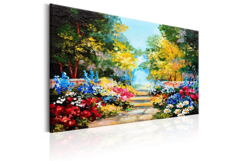 Taulu The Flowers Alley 120x80 - Artgeist sp. z o. o. - Sisustustuotteet - Taulu & taide - Canvas-taulu