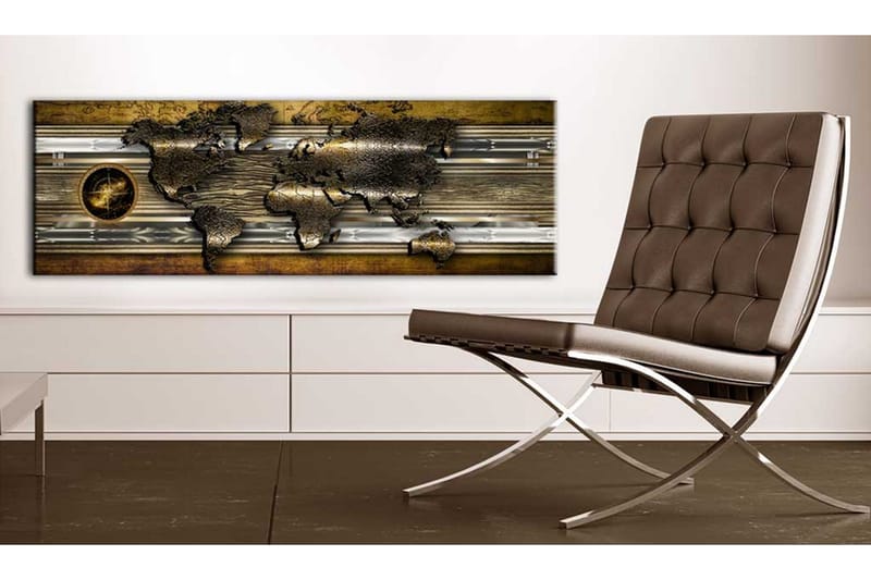 Taulu The Golden Map 135x45 - Artgeist sp. z o. o. - Sisustustuotteet - Taulu & taide - Canvas-taulu