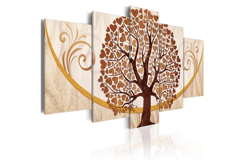 Taulu The Golden Tree Of Love 100x50 - Artgeist sp. z o. o. - Sisustustuotteet - Taulu & taide - Canvas-taulu