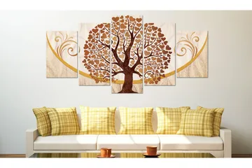 Taulu The Golden Tree Of Love 100x50 - Artgeist sp. z o. o. - Sisustustuotteet - Taulu & taide - Canvas-taulu