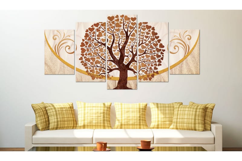 Taulu The Golden Tree Of Love 100x50 - Artgeist sp. z o. o. - Sisustustuotteet - Taulu & taide - Canvas-taulu