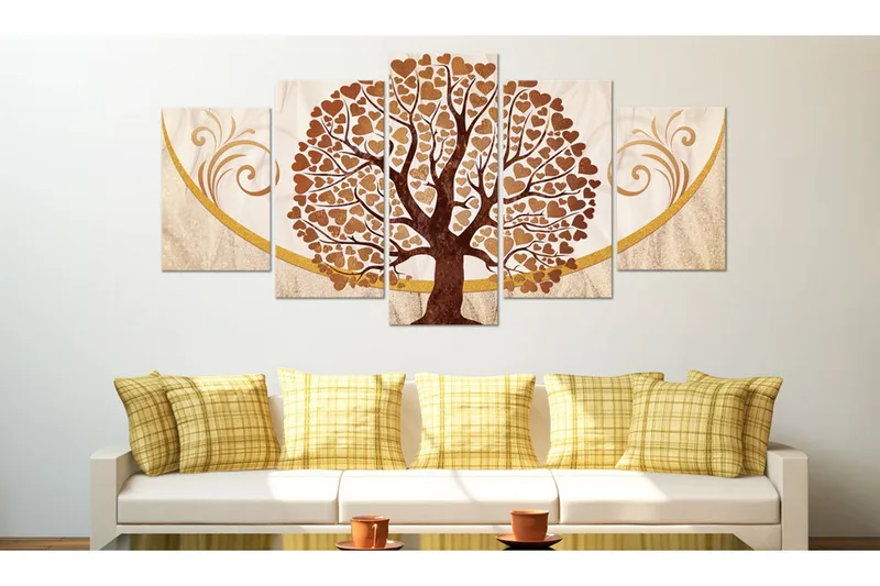 Taulu The Golden Tree Of Love 200x100 - Artgeist sp. z o. o. - Sisustustuotteet - Taulu & taide - Canvas-taulu